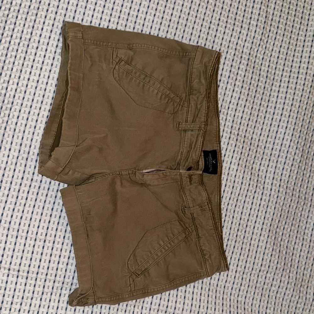 Low rise short shorts vintage American eagle with gold trim